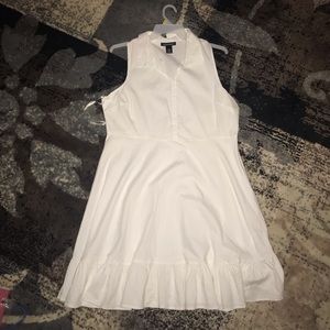 White breezy dress- Ashley Stewart